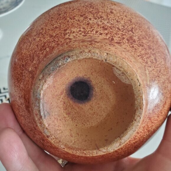 Vintage Chorotega Guaitil Costa Rica Art Pottery Pot Vase Hand Carved Glazed - Picture 4 of 4